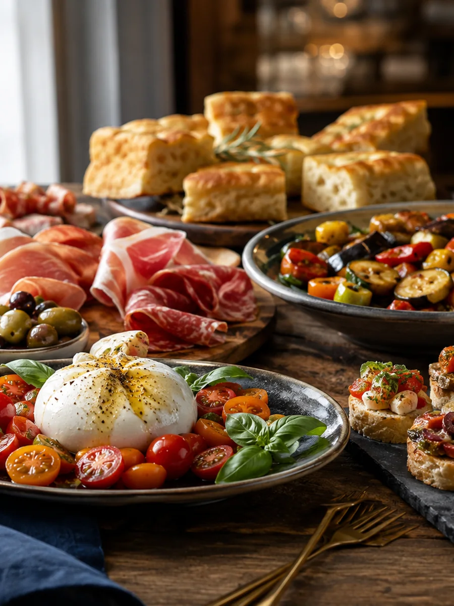 Mediterranes Buffet aus der Küche von Tirana Catering Moers